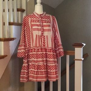 Colorful tunic dress